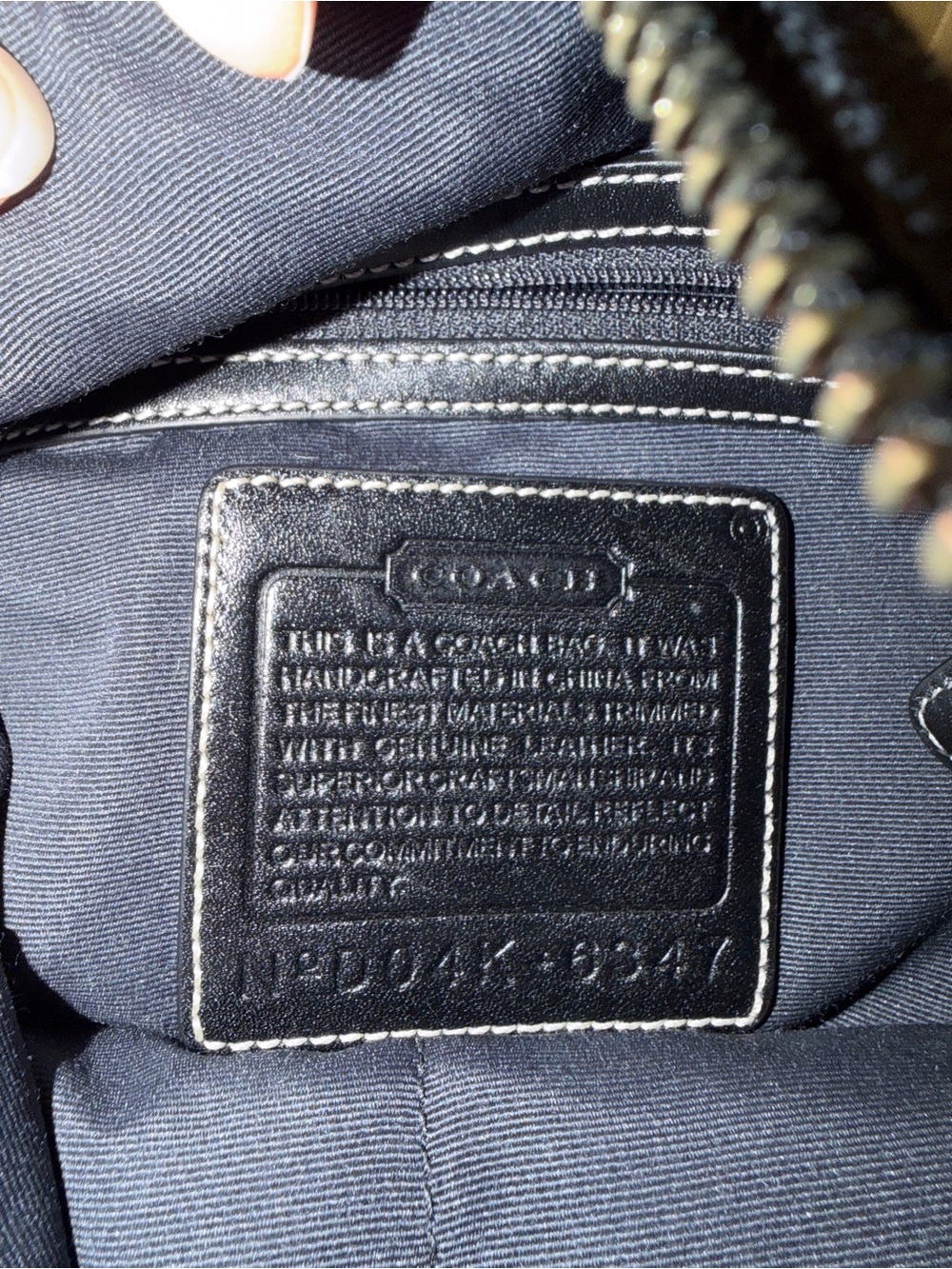 Coach Black logo Crossbody/Shoulder Bag - Picture 6 of 6